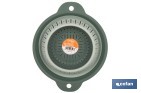 Collapsible colander with handles and capacity of 1.8 litres | Colour: green | Space saving | Ideal for fruit, vegetables and pasta - Cofan