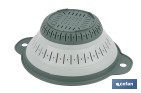 Collapsible colander with handles and capacity of 1.8 litres | Colour: green | Space saving | Ideal for fruit, vegetables and pasta - Cofan