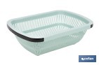 Escurridor rectangular extensible | Lava y escurre alimentos sobre el fregadero | Disponible en diferentes colores - Cofan