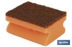 Pack of 3 antibacterial sponge scourers - Cofan