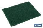 Pack of 4 green scouring pads - Cofan