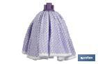 BALAI SERPILLÈRE | 100 % MICROFIBRE | BLANC ET VIOLET