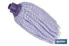 Cloth mop | 100% microfibre | White and purple - Cofan