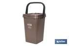 Brown Rubbish Bin for Organic Waste - Cofan