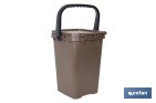 Brown Rubbish Bin for Organic Waste - Cofan