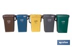 Yellow Rubbish Bin for Plastics & Tins - Cofan