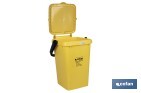 Conteneur jaune pour plastiques et boites de conserves - Cofan