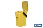 Conteneur jaune pour plastiques et boites de conserves - Cofan