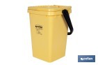 Yellow Rubbish Bin for Plastics & Tins - Cofan