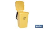 Yellow Rubbish Bin for Plastics & Tins - Cofan