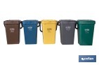Grey Rubbish Bin for Waste - Cofan