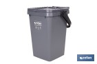Grey Rubbish Bin for Waste - Cofan