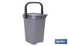 Grey Rubbish Bin for Waste - Cofan