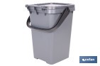 Grey Rubbish Bin for Waste - Cofan