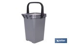 Grey Rubbish Bin for Waste - Cofan
