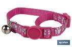 Cat collar with bell | Size: 1 x 32cm | Available in different colours to choose from - Cofan