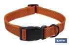 COLLIER RÉFLÉCHISSANT POUR CHIENS | COULEUR ORANGE | PLUSIEURS DIMENSIONS