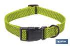 Collier Réfléchissant pour Chiens | Couleur Verte | Taille S ou M - Cofan