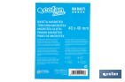 Chiffon Microtex | Dimensions : 40 x 40 cm | Couleur Bleue | Chiffon très Absorbant - Cofan