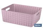 Cesta Multiusos | Capacidade 12 L | Medidas 36 x 28 x 13.5 cm | Variaa Cores | Cesta de Armazenar | Cesta Organizadora - Cofan