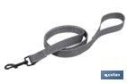 Reflective dog leash | Available in various sizes | Grey - Cofan