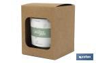 Scented candle | Vegetable wax | Aroma of cedar | Cotton wick - Cofan