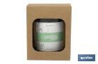 Bougie parfumée en cire végétale | Arôme à bambou | Mèche en coton - Cofan