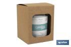 Scented candle | Vegetable wax | Aroma of ocean | Cotton wick - Cofan