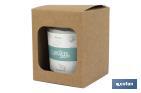 Scented candle | Vegetable wax | Aroma of ocean | Cotton wick - Cofan