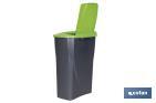 Poubelle verte pour recycler les matériaux en verre | Trois dimensions et capacités différentes - Cofan