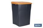 Orange recycling bin | Suitable for recycling organic waste | Available in three different capacities and sizes - Cofan