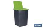 Green recycling bin | Suitable for recycling glass materials | Available in three different capacities and sizes - Cofan