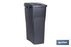 Poubelle grise pour recycler les déchets en général | Trois dimensions et capacités différentes - Cofan
