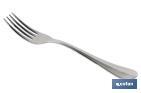 Table fork | Bolonia Model | 18/00 Stainless steel | Available in pack or blister pack - Cofan
