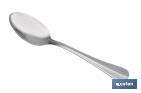 Tea spoon | Bolonia Model | 18/00 Stainless steel | Available in packs or blister pack of 3 pcs. - Cofan