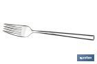 Table fork | Bari Model | 18/10 Stainless steel | Available in pack or blister - Cofan