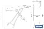 Ironing Board, Cesena Model, 120 x 38cm (Mod. 3) - Cofan