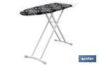 TABLE À REPASSER TIVOLI | DIMENSIONS : 125 X 41 CM | COULEUR : NOIRE