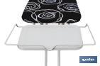 Table à Repasser Tivoli | Dimensions : 125 x 41 cm | Couleur : Noire - Cofan
