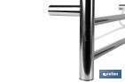 Porte-serviette Électrique | Modèle Sinaí | Fabriqué en Acier Inoxydable | 80W | IP44 | Dimensions 70 x 53 x 10,5 cm - Cofan