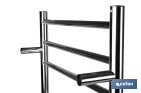 Porte-serviette Électrique | Modèle Sinaí | Fabriqué en Acier Inoxydable | 80W | IP44 | Dimensions 70 x 53 x 10,5 cm - Cofan
