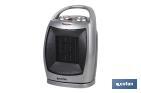 Termo ventilador Eléctrico | Modelo Finlandia | Doble Función de Calor 750 - 1500 W | Calefactor Cerámico PTC - Cofan