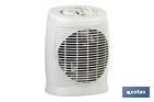 ELECTRIC FAN HEATER, ESTONIA MODEL | TWO HEAT SETTINGS: 1,000-2,000W | ADJUSTABLE THERMOSTAT