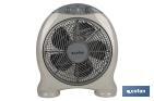 BOX FAN WITH TIMER, CIERZO MODEL