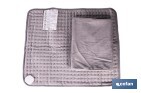Almofada Elétrica Térmica Cinza | Dois tamanhos para escolher | Com 6 Níveis de Calor - Cofan