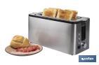 GRILLE-PAIN AVEC 2 LARGES RAINURES | GRILLE-PAIN ANTI-EMPREINTE | IL INCLUT UN ÉCRAN NUMÉRIQUE ET MINUTERIE