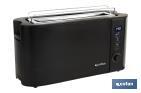 Matt black one slot toaster, Centeno Model - Cofan