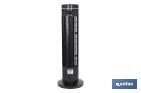 Ventilateur colonne silencieux à contrôle à distance | Couleur noire | Comprend télécommande et minuterie (8 heures) - Cofan