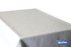 Rouleau de nappe en tissu résiné avec impression d'épis | Dimensions : 1,40 x 20 m - Cofan