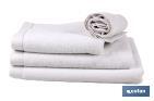 Toalha de rosto branca | Cor Branco | 100% algodão | Gramagem 580g/metro | Medidas 50 x 100 cm - Cofan